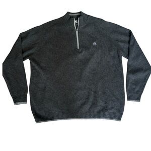Vintage Y2K Nike ACG Quarter Zip Charcoal Sweater